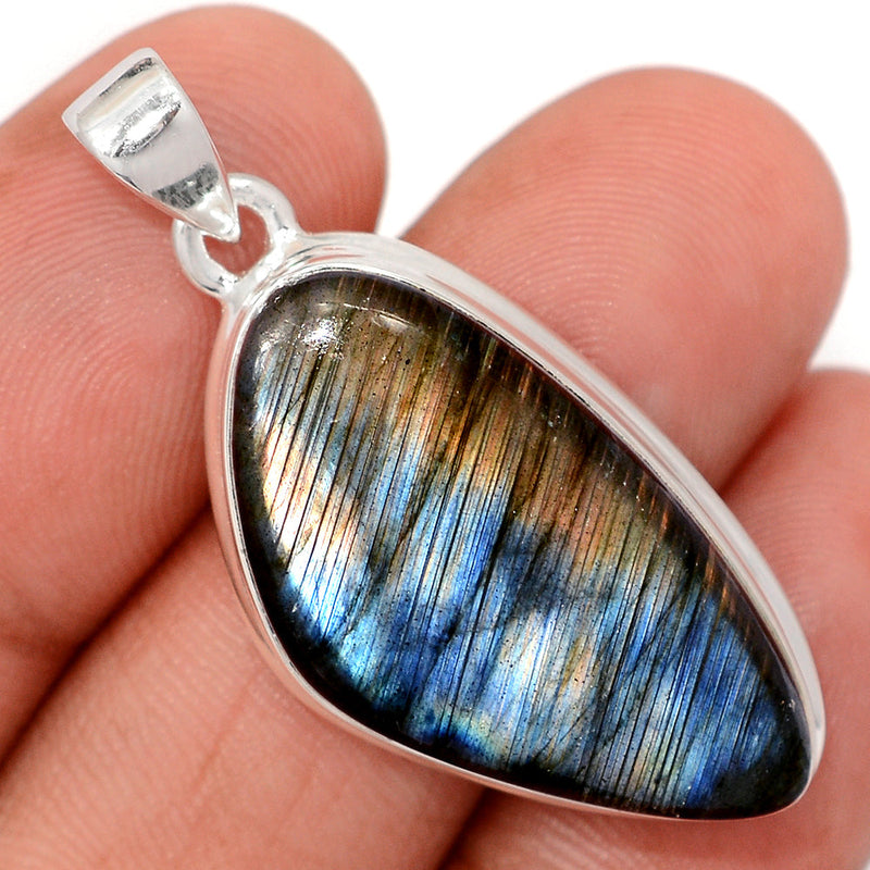 1.6" Multi Fire Labradorite Pendants - MFLP2134