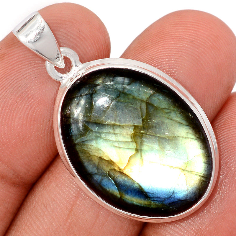 1.5" Multi Fire Labradorite Pendants - MFLP2141
