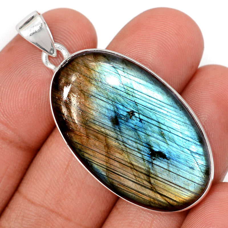 1.8" Multi Fire Labradorite Pendants - MFLP2143