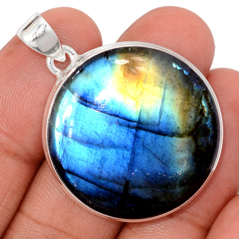 1.6" Multi Fire Labradorite Pendants - MFLP2146