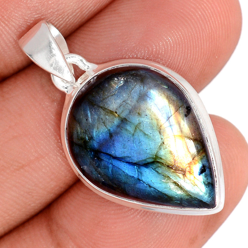 1.3" Multi Fire Labradorite Pendants - MFLP2150