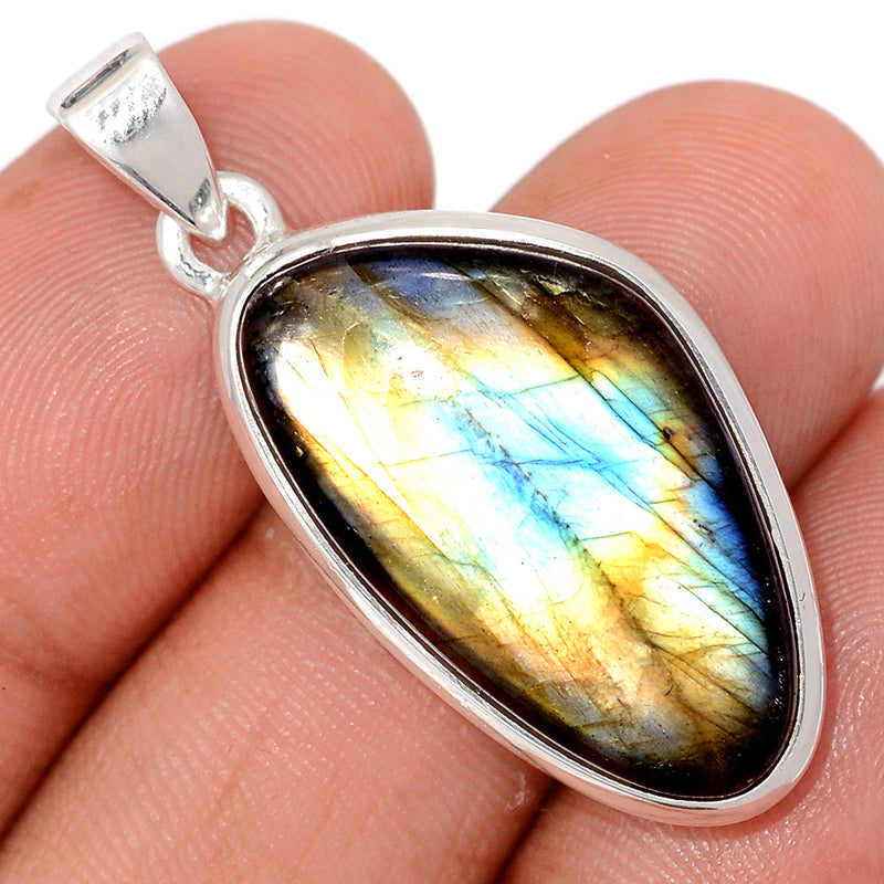 1.5" Multi Fire Labradorite Pendants - MFLP2158