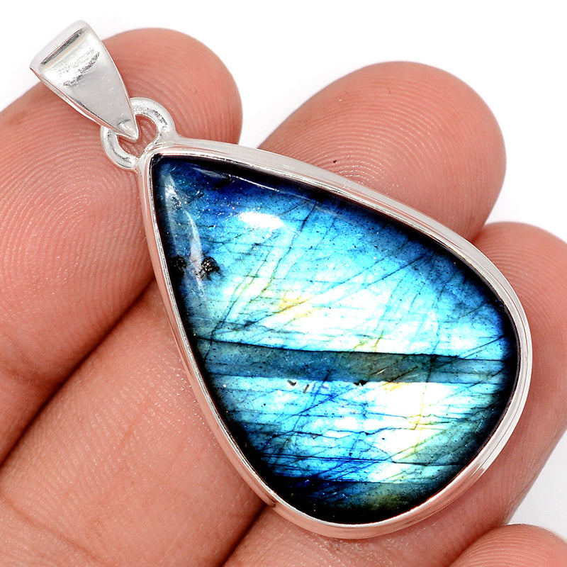 1.7" Multi Fire Labradorite Pendants - MFLP2160
