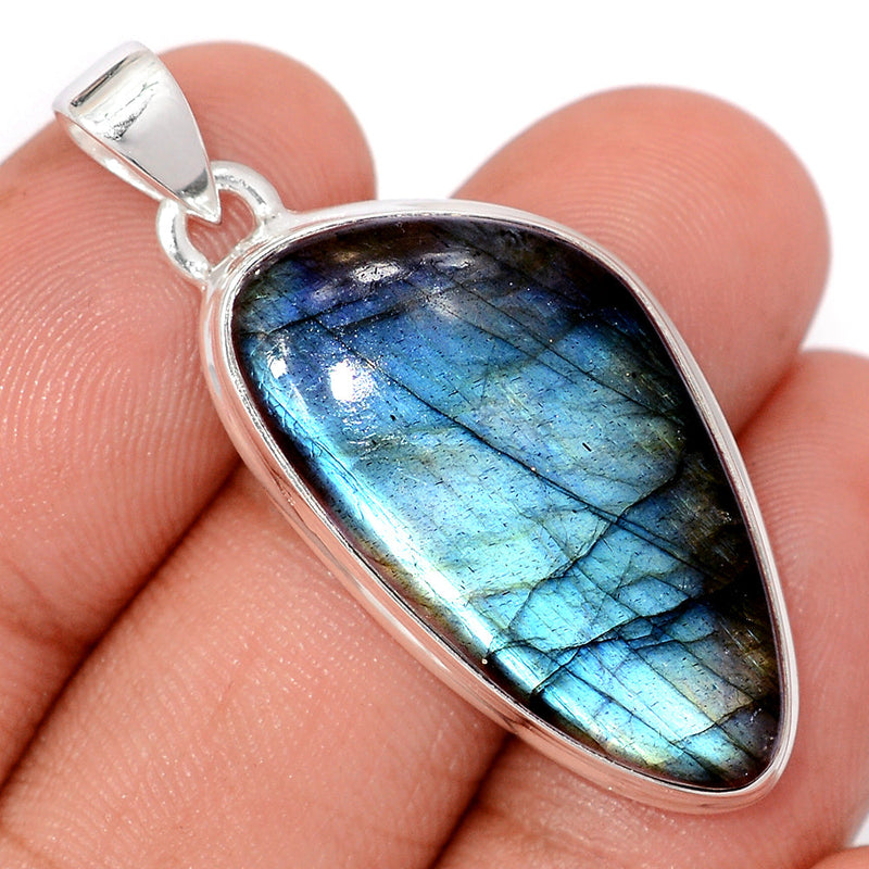 1.6" Multi Fire Labradorite Pendants - MFLP2174