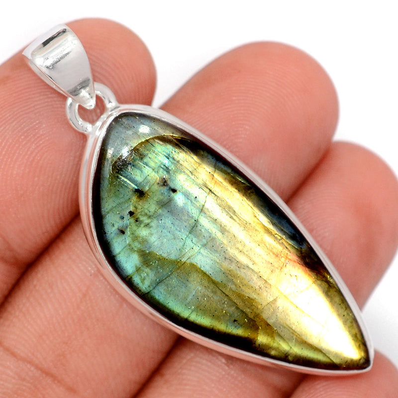 2" Multi Fire Labradorite Pendants - MFLP2184