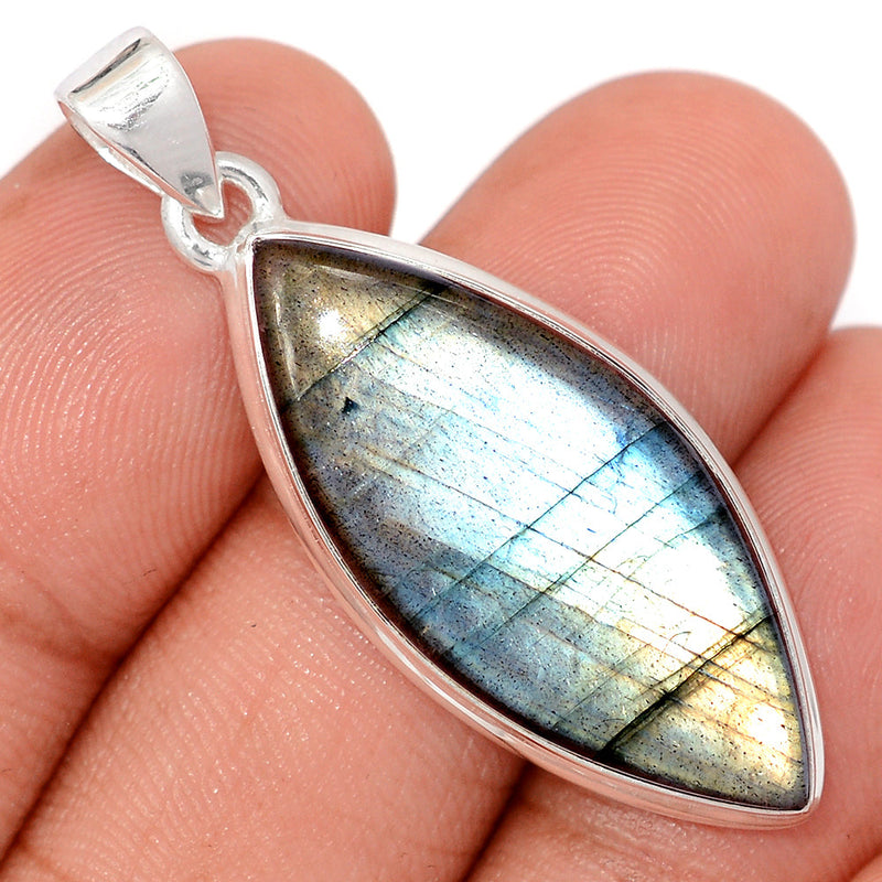1.7" Multi Fire Labradorite Pendants - MFLP2185