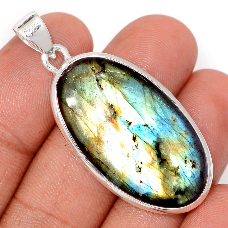 1.8" Multi Fire Labradorite Pendants - MFLP2186