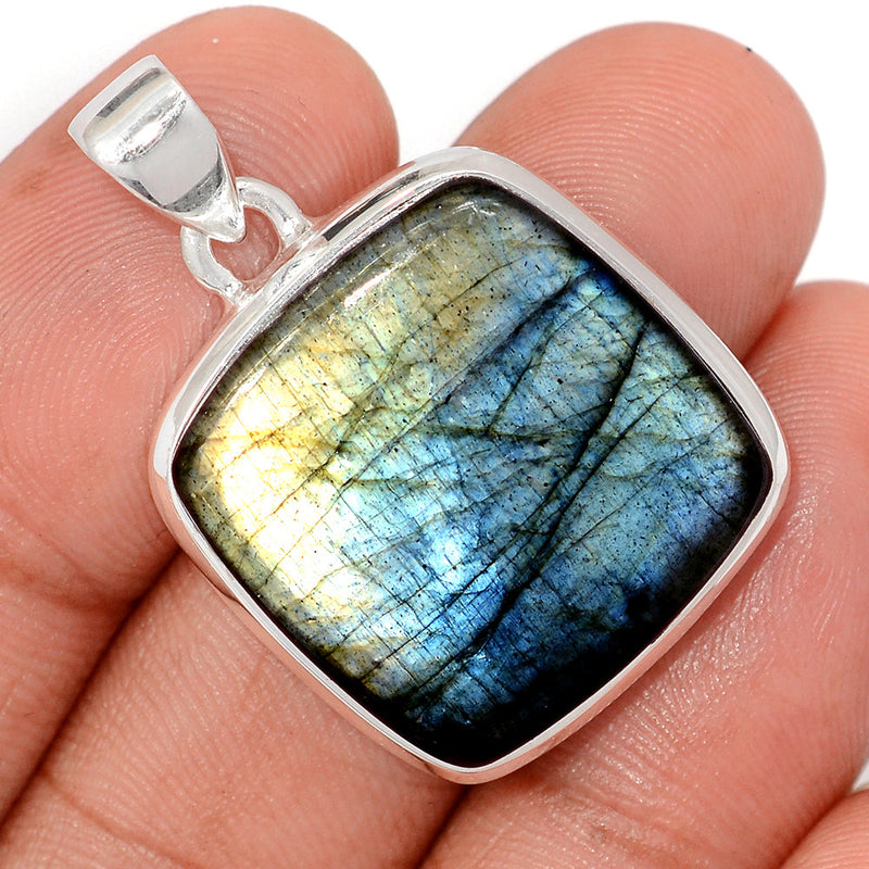 1.3" Multi Fire Labradorite Pendants - MFLP2187