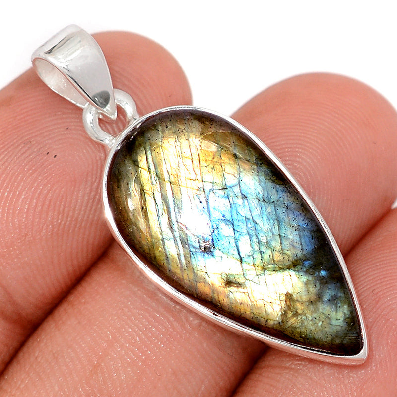 1.5" Multi Fire Labradorite Pendants - MFLP2195