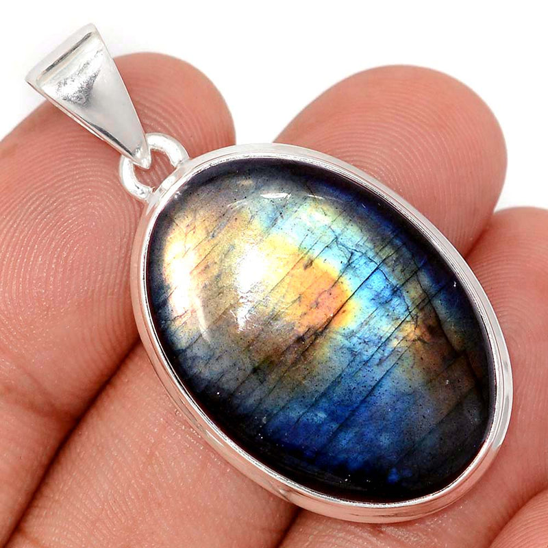 1.7" Multi Fire Labradorite Pendants - MFLP2210