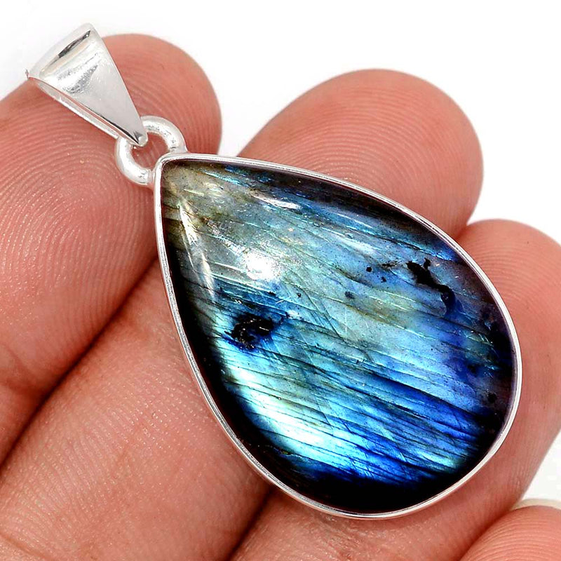 1.7" Multi Fire Labradorite Pendants - MFLP2213