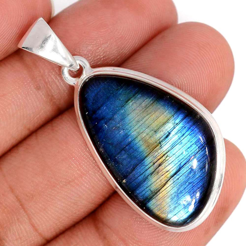 1.7" Multi Fire Labradorite Pendants - MFLP2218