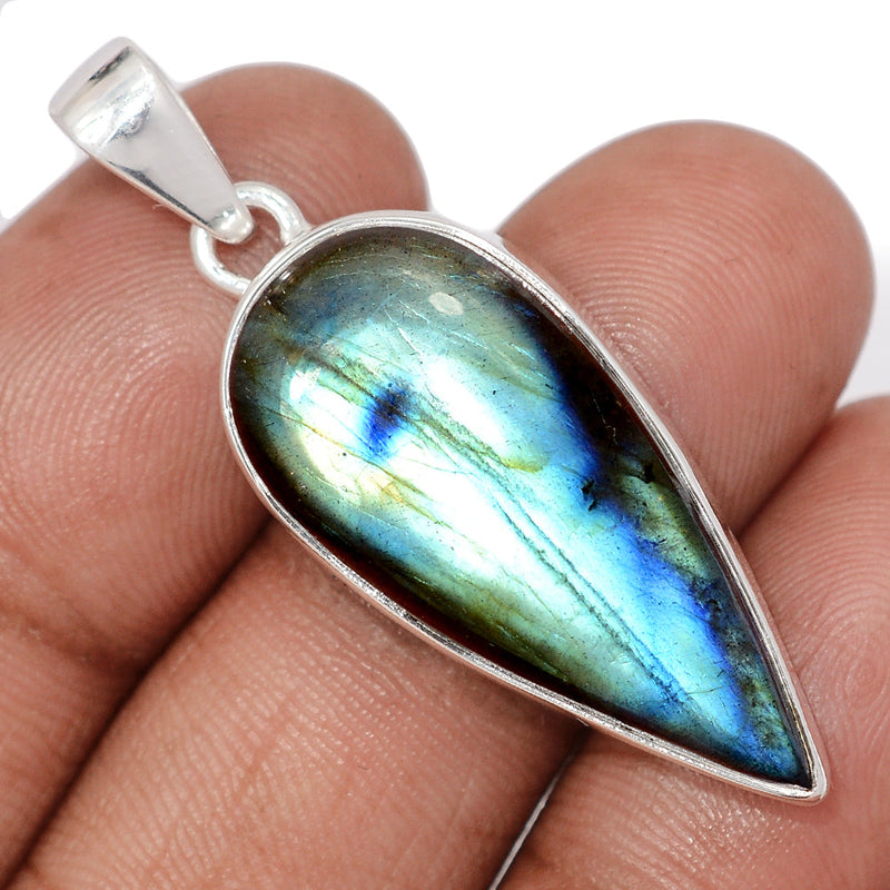 1.7" Multi Fire Labradorite Pendants - MFLP24