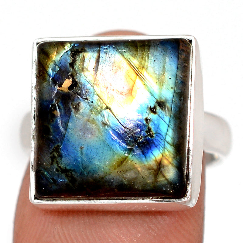 Multi Fire Labradorite Ring - MFLR1359