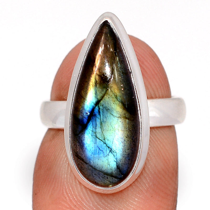 Multi Fire Labradorite Ring - MFLR1411