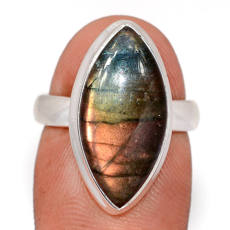 Multi Fire Labradorite Ring - MFLR1413