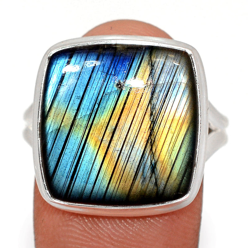 Multi Fire Labradorite Ring - MFLR1417