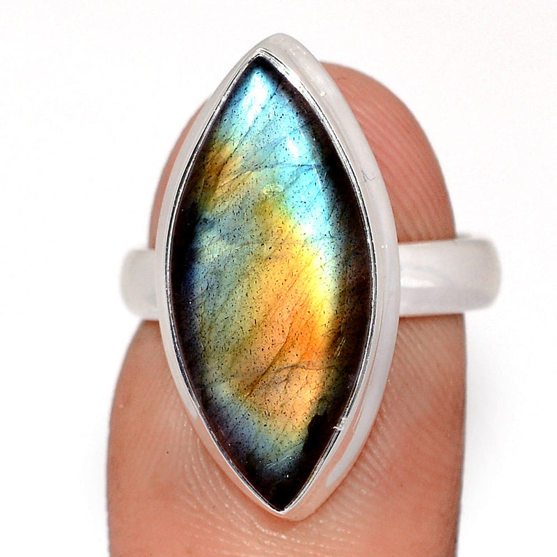 Multi Fire Labradorite Ring - MFLR1422
