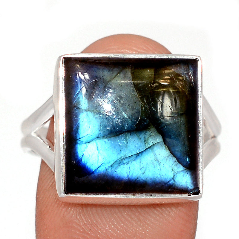 Multi Fire Labradorite Ring - MFLR1424