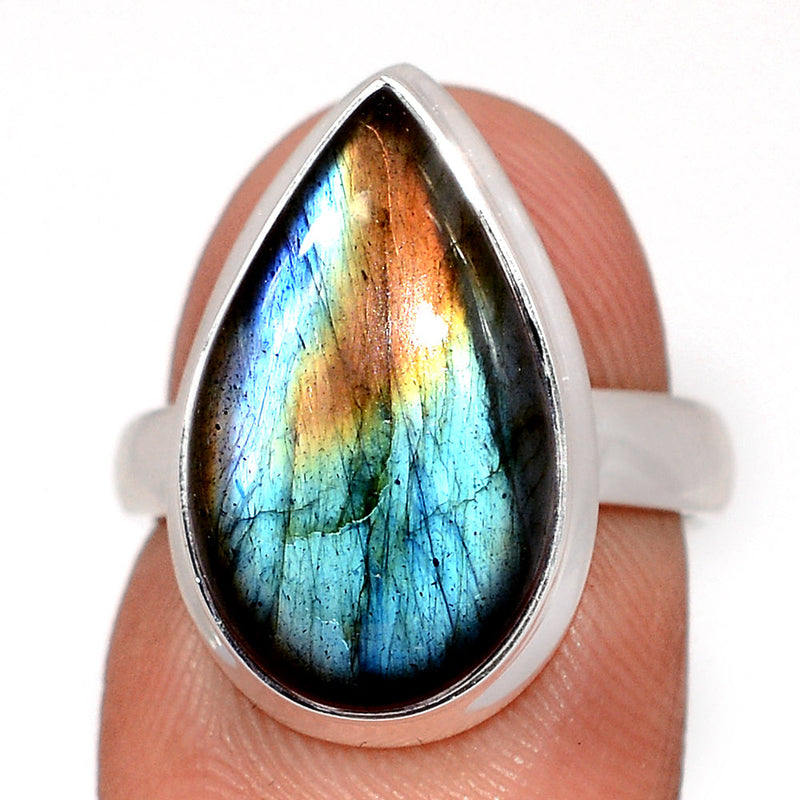 Multi Fire Labradorite Ring - MFLR1426