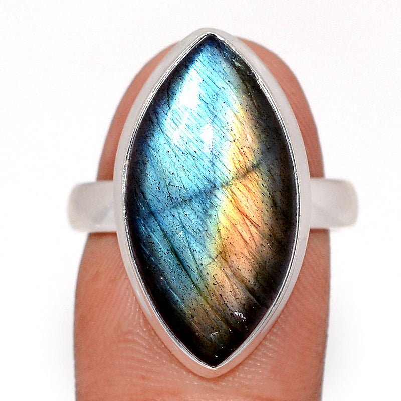 Multi Fire Labradorite Ring - MFLR1452