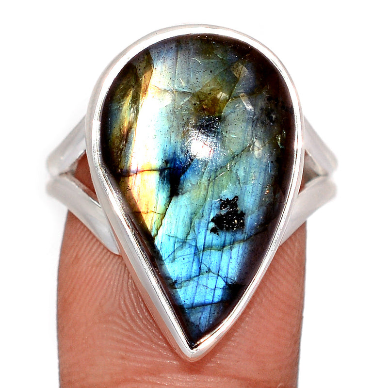 Multi Fire Labradorite Ring - MFLR1460