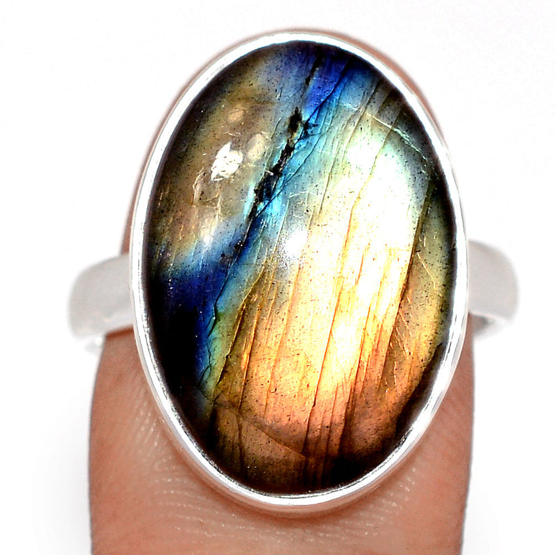 Multi Fire Labradorite Ring - MFLR1466