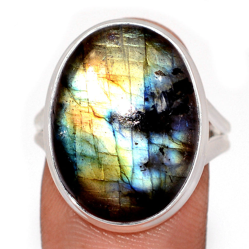 Multi Fire Labradorite Ring - MFLR1476