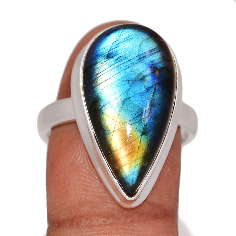 Multi Fire Labradorite Ring - MFLR1496
