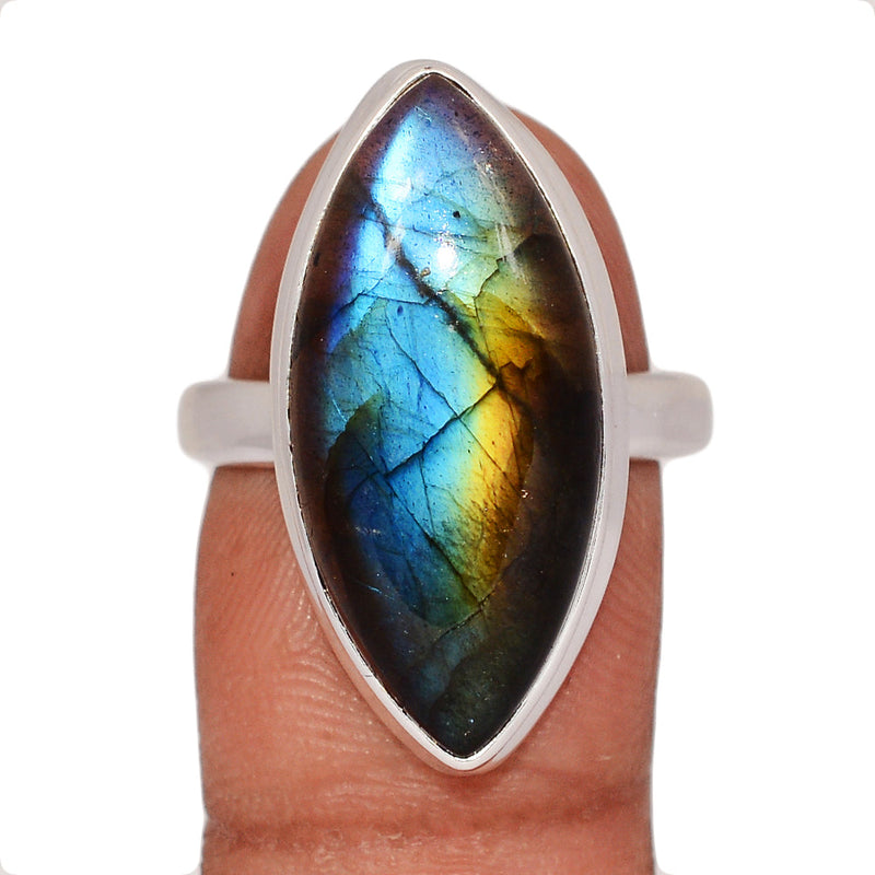 Multi Fire Labradorite Ring - MFLR1499