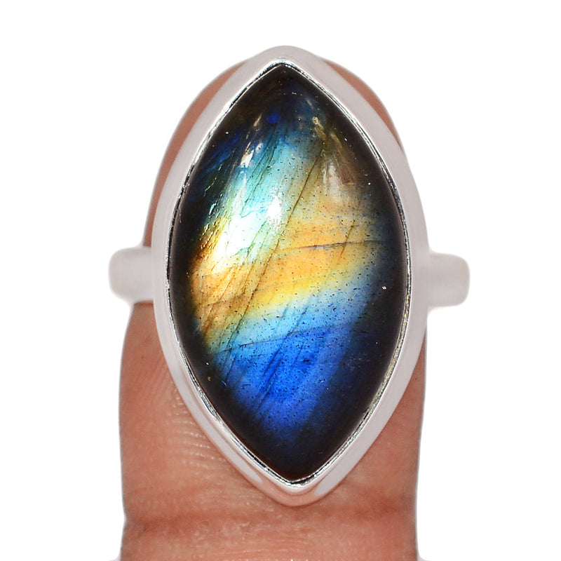 Multi Fire Labradorite Ring - MFLR1505