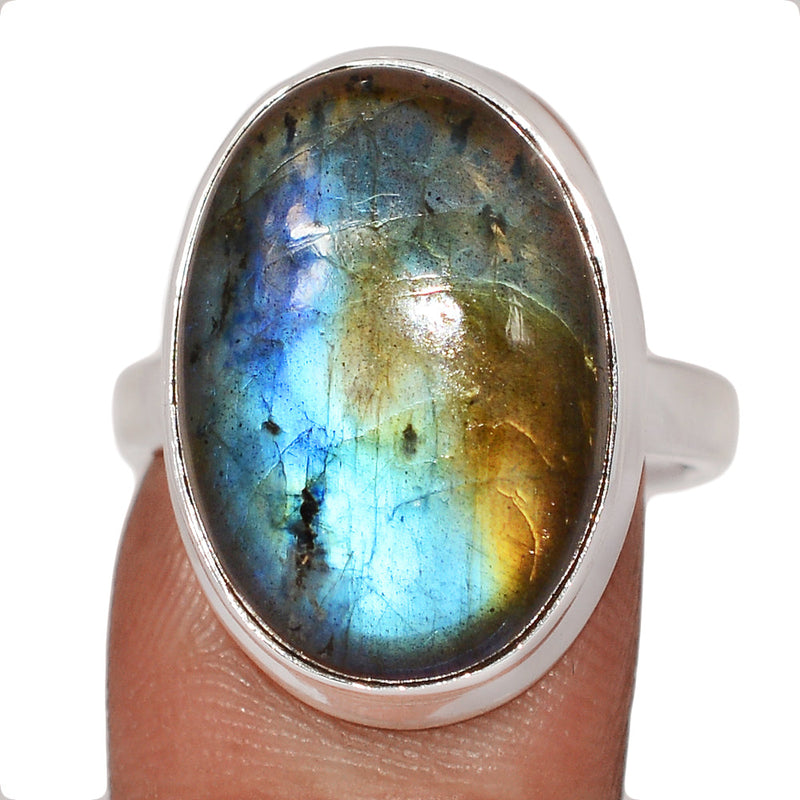 Multi Fire Labradorite Ring - MFLR1508