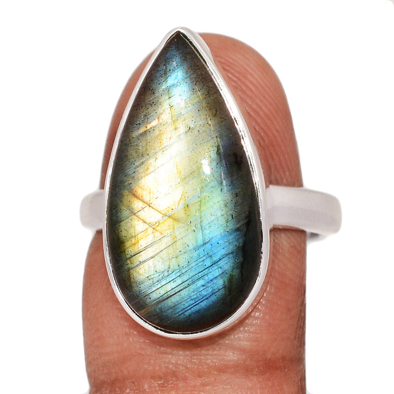 Multi Fire Labradorite Ring - MFLR1510