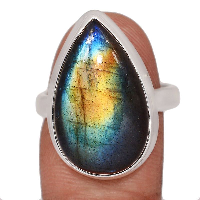 Multi Fire Labradorite Ring - MFLR1512