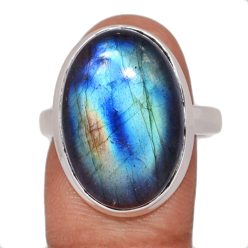 Multi Fire Labradorite Ring - MFLR1516
