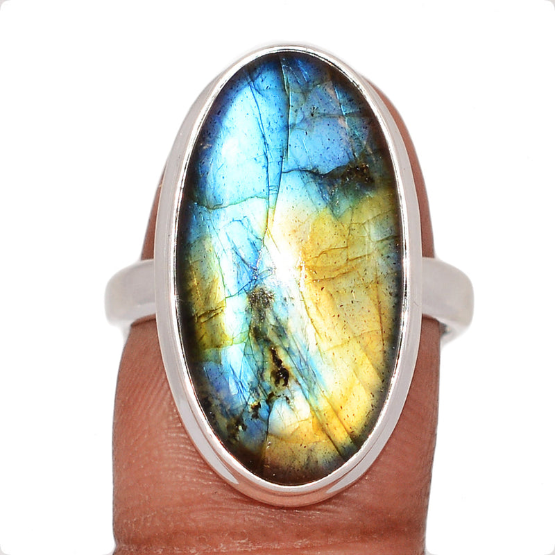 Multi Fire Labradorite Ring - MFLR1524