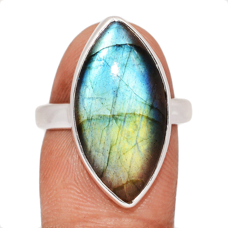 Multi Fire Labradorite Ring - MFLR1525