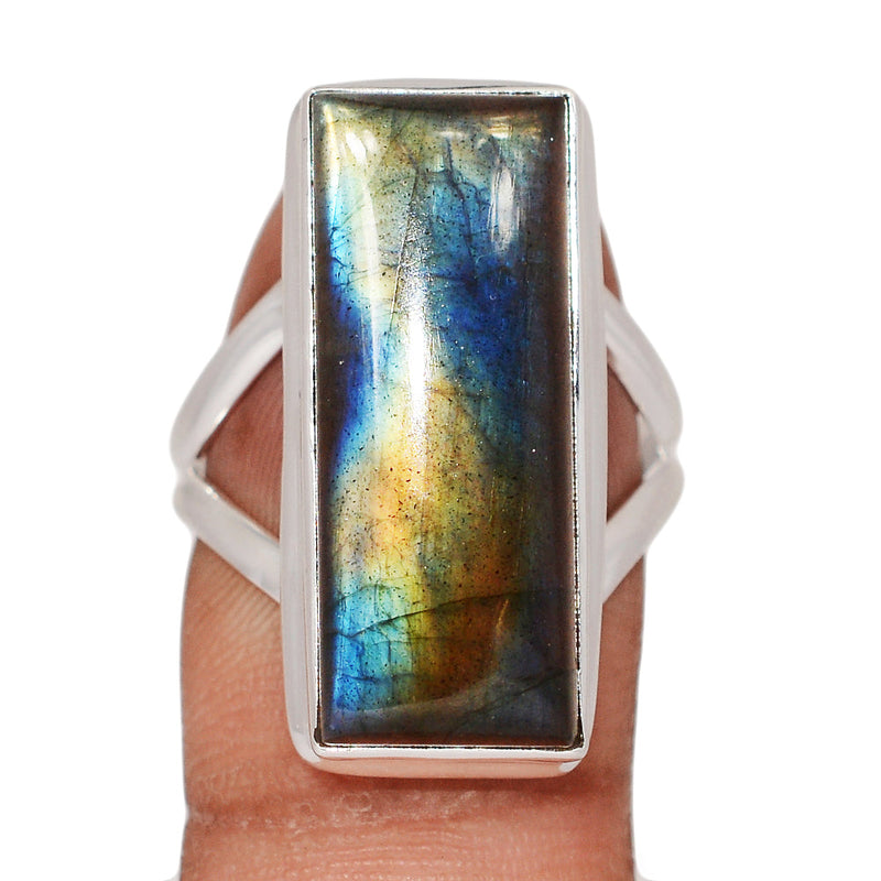 Multi Fire Labradorite Ring - MFLR1526
