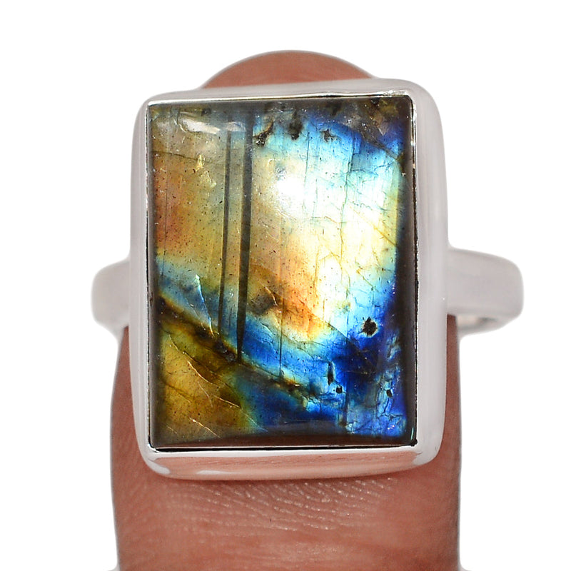 Multi Fire Labradorite Ring - MFLR1528