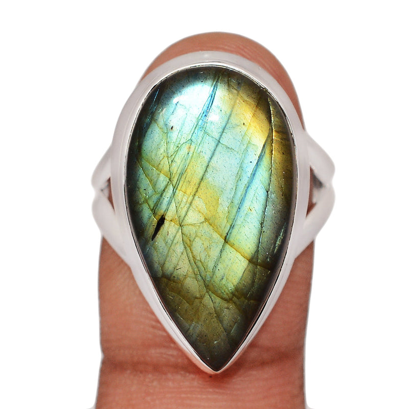 Multi Fire Labradorite Ring - MFLR1536