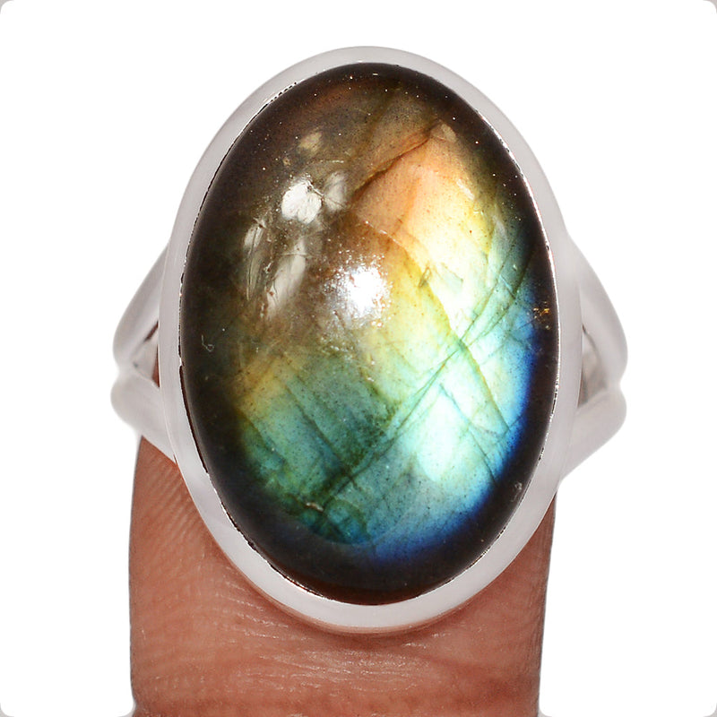 Multi Fire Labradorite Ring - MFLR1537