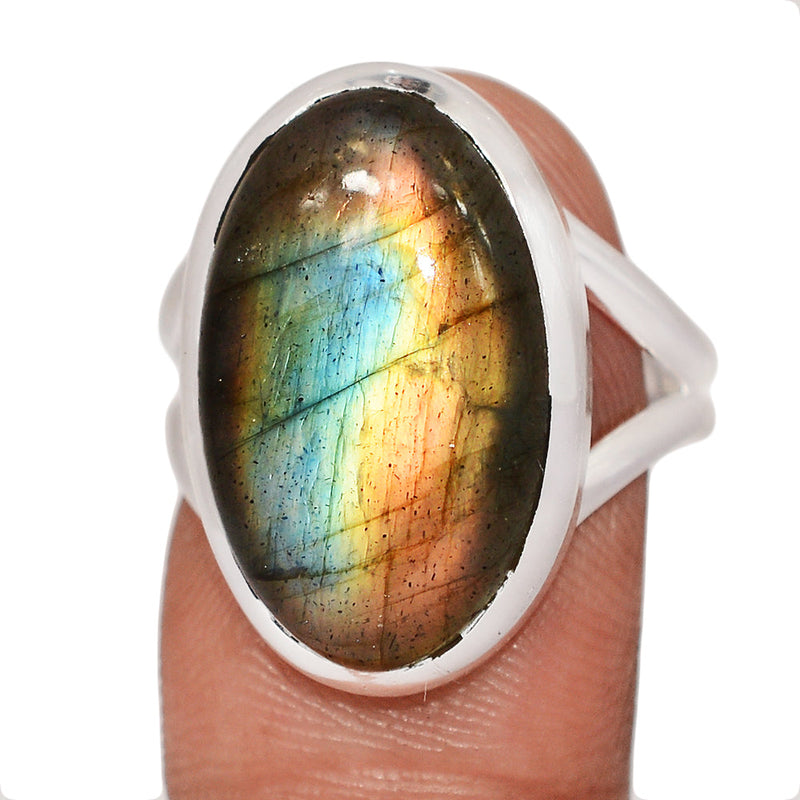 Multi Fire Labradorite Ring - MFLR1544