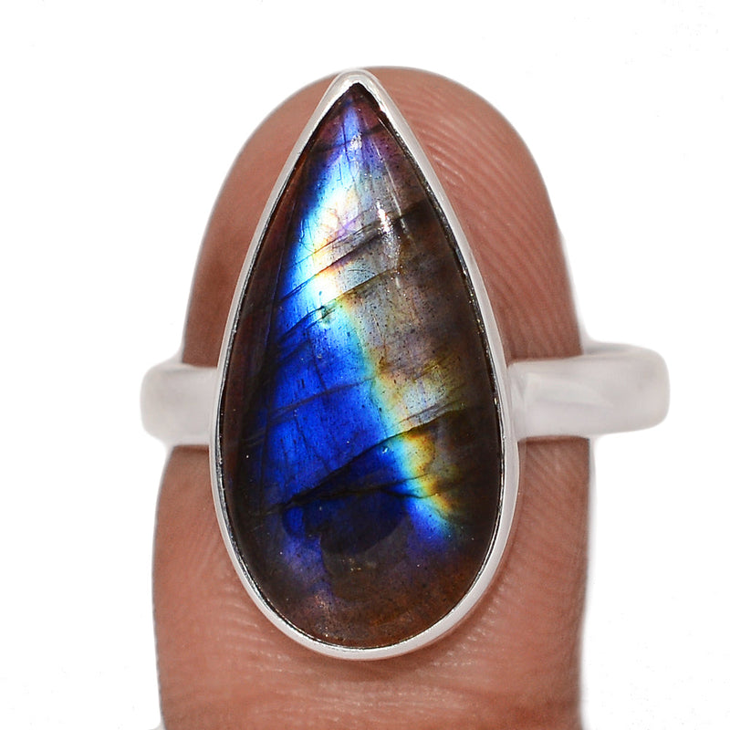Multi Fire Labradorite Ring - MFLR1548