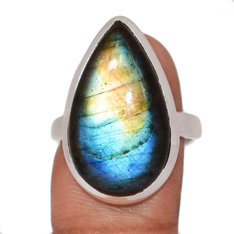 Multi Fire Labradorite Ring - MFLR1549