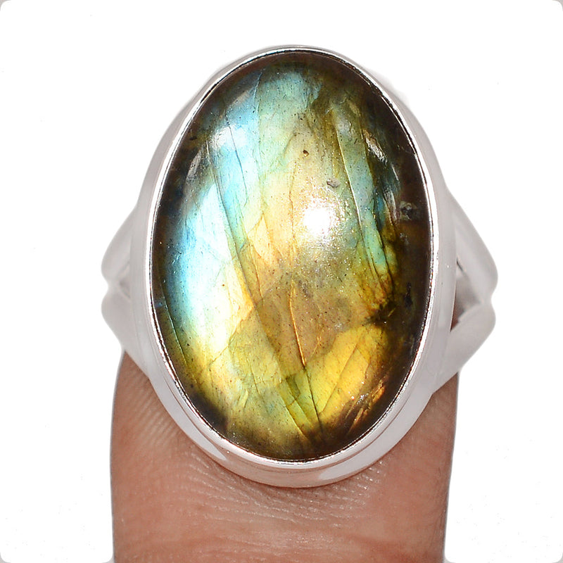 Multi Fire Labradorite Ring - MFLR1556