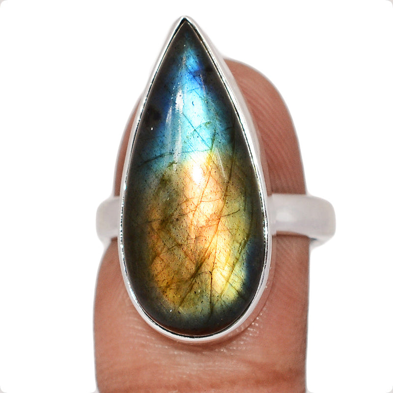 Multi Fire Labradorite Ring - MFLR1558