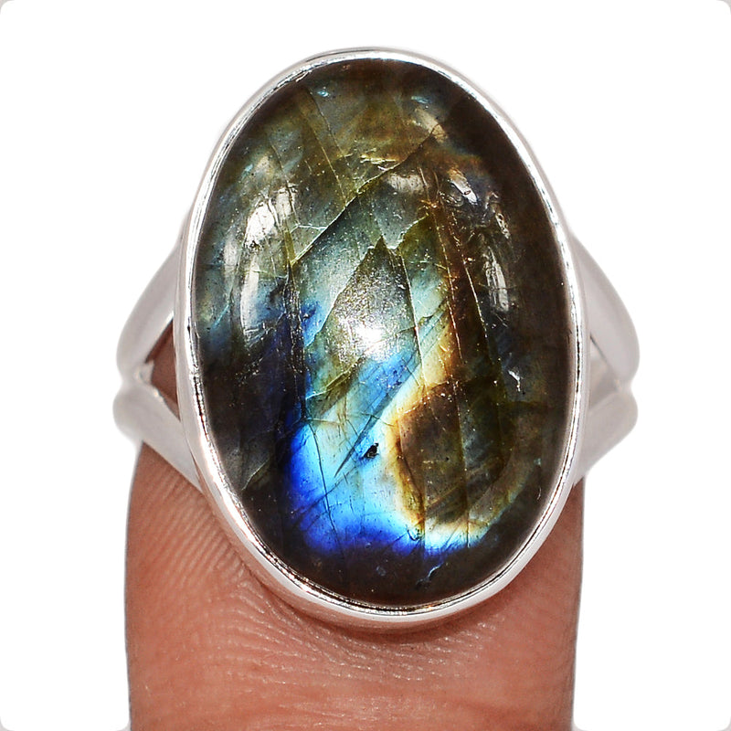 Multi Fire Labradorite Ring - MFLR1562