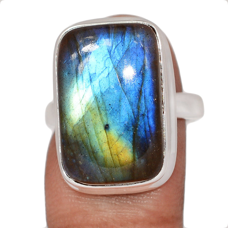 Multi Fire Labradorite Ring - MFLR1574