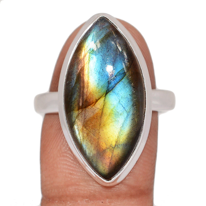Multi Fire Labradorite Ring - MFLR1575