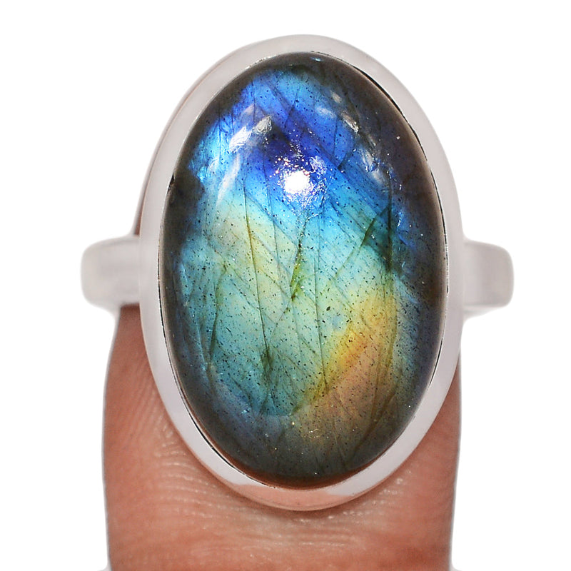 Multi Fire Labradorite Ring - MFLR1576